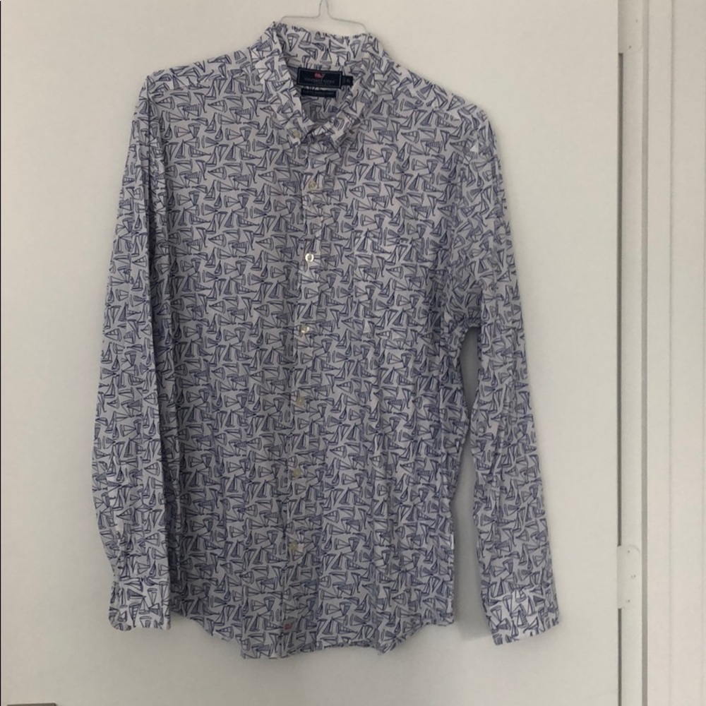 Vineyard Vines LS Sailboat Button Down